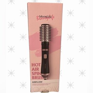 Moooi Hot Air Spin Brush - Black and Pink